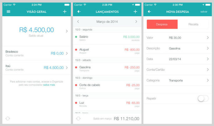 Como organizar uma rotina com Organizze app-organizze-financeiro-fabio-medina-3216987