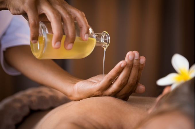 massagem com aromaterapia